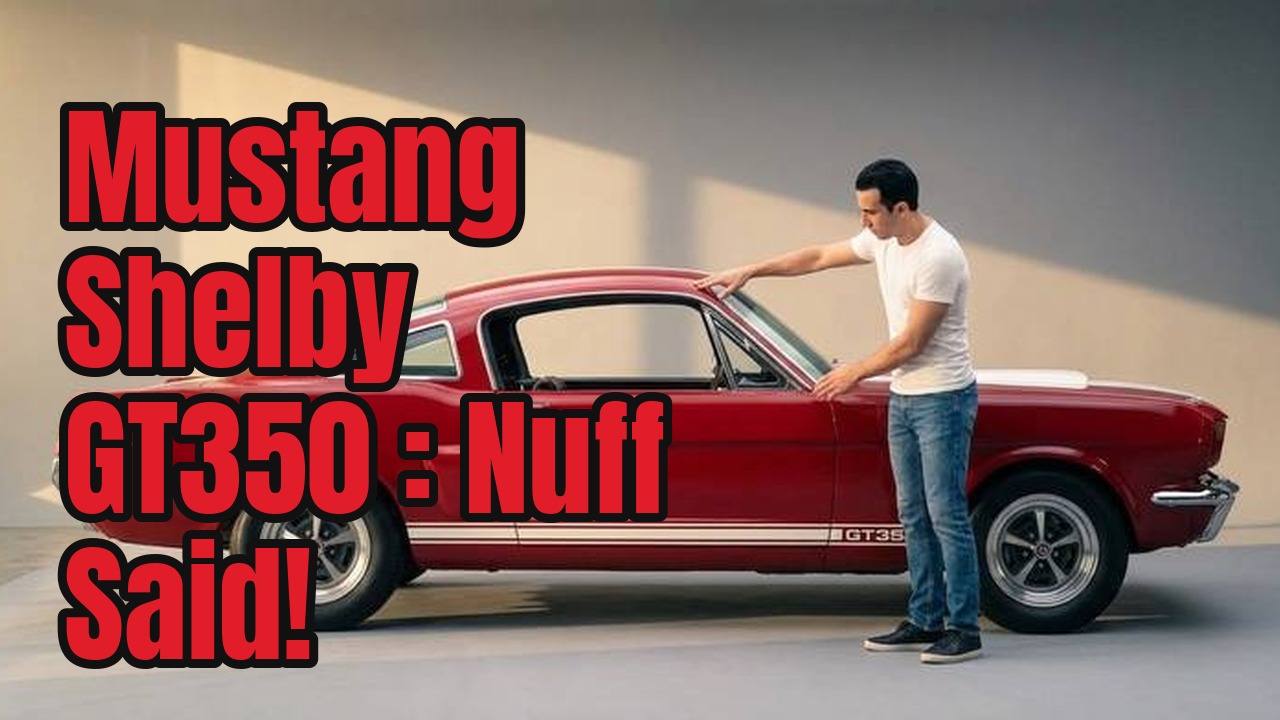 The 1966 Shelby GT350 Mustang