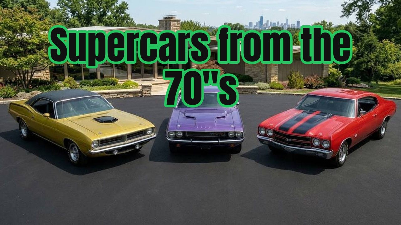 The Three True Supercars of 1970s American Muscle